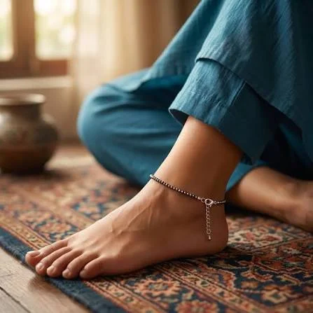Pyrite Crystal Anklets